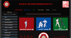 Desktop Screenshot of karate-nordhausen.de