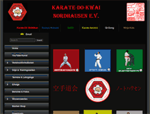 Tablet Screenshot of karate-nordhausen.de